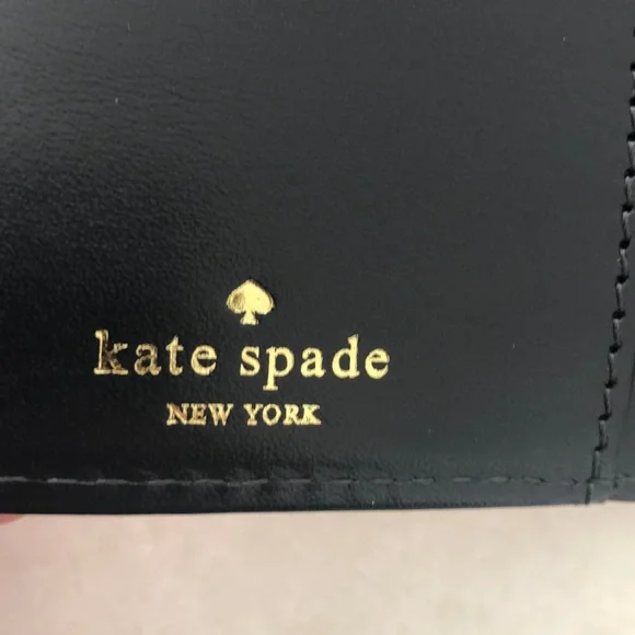 NEW Kate Spade Wallet classic rose gold shade. Shimmer, NWOT inc orig receipt - Picture 6 of 10